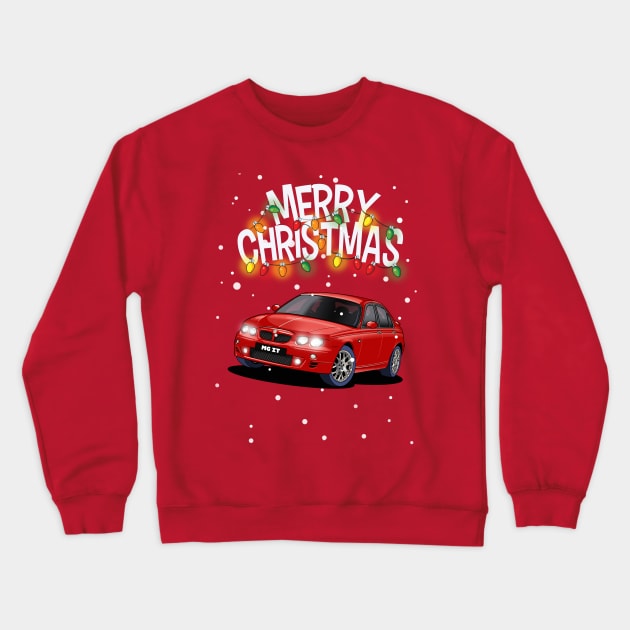 MG ZT  Christmas Jumper design Crewneck Sweatshirt by Webazoot